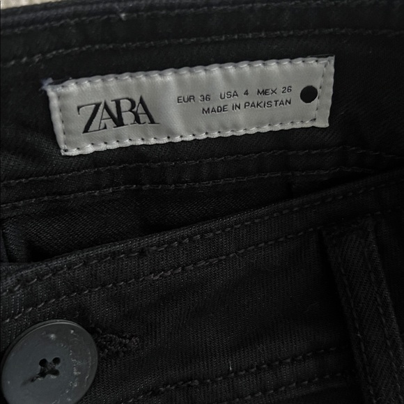 ZARA High Waist Marine Jeans - Picture 9 of 10